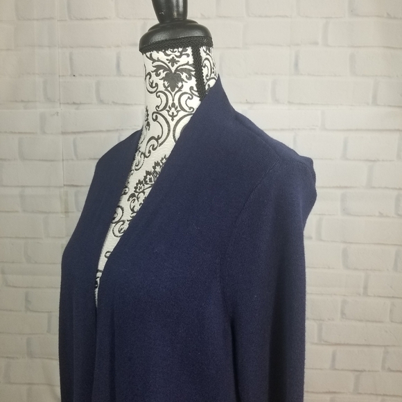 Chico's open front NWT cardigan sz1 paisley print - Picture 7 of 10